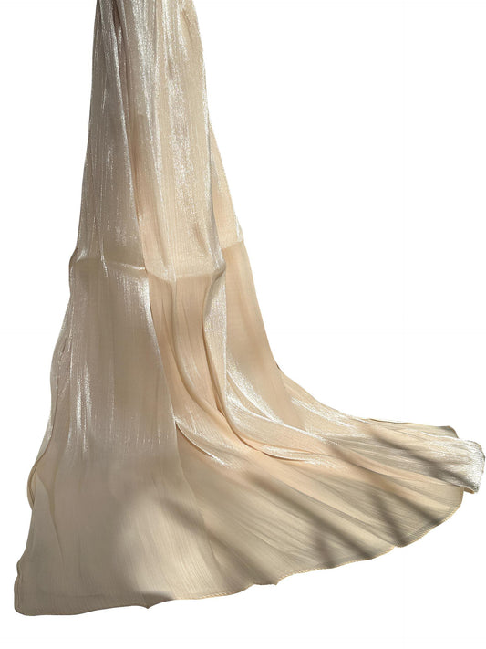 Vanilla White - Sheen Luxe Silk Hijab
