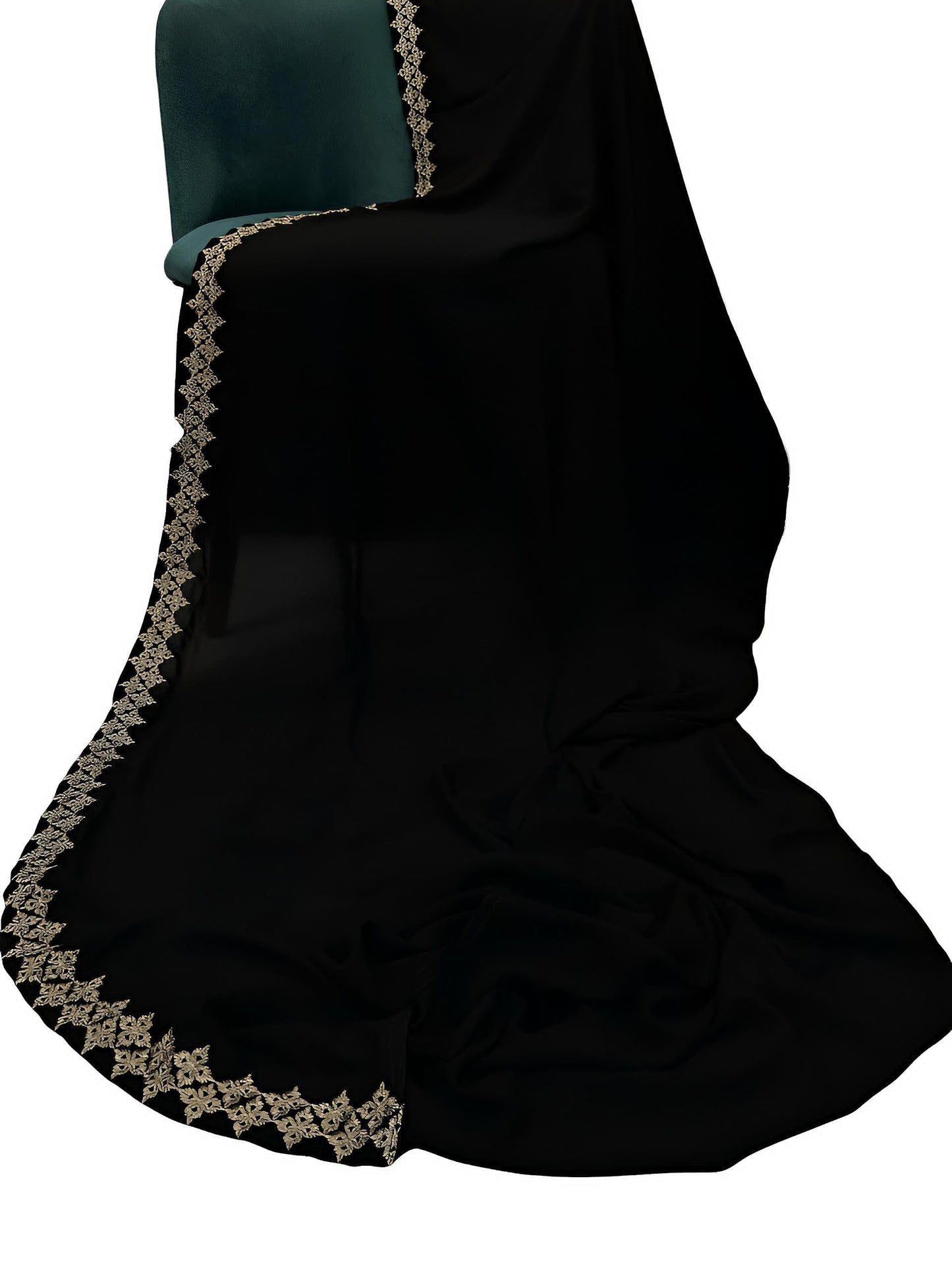 Black Gold Diamond Border Shaal