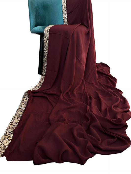 Luxury Mahogany Korean Shaal