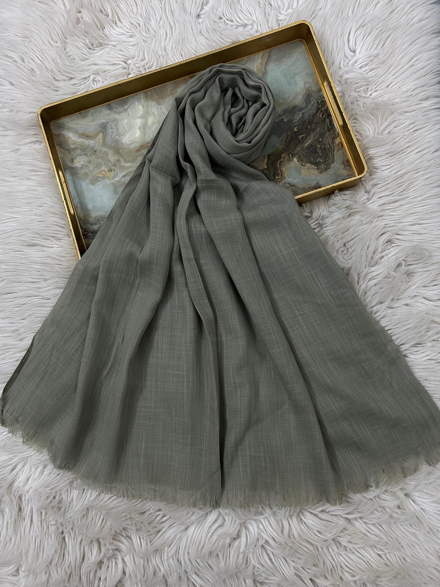 Mushroom Grey - Turkish Lawn Hijab