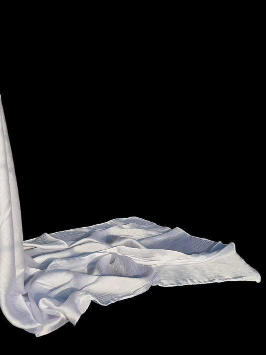 Lexicon White - Matte Silk Hijab