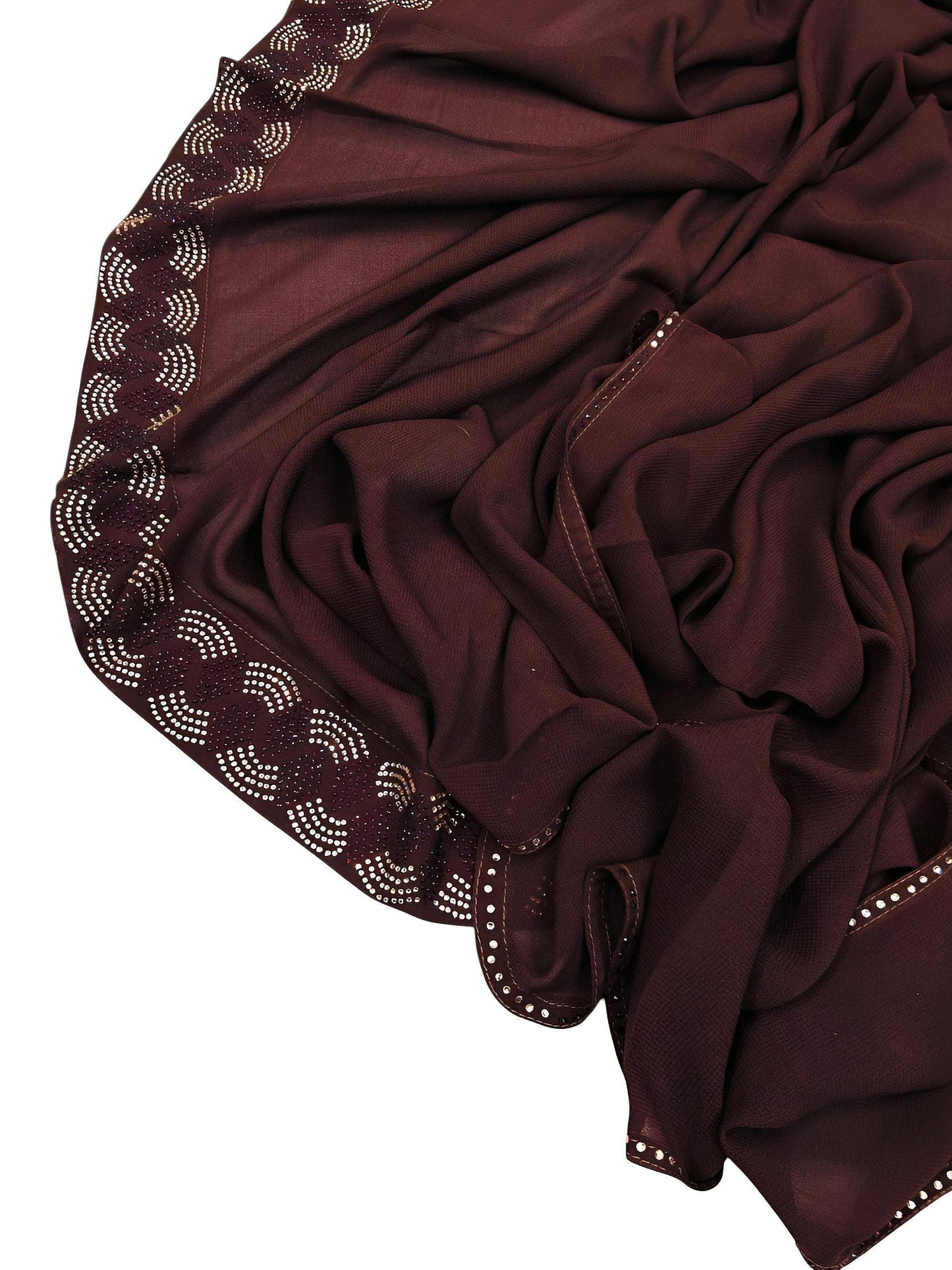 Luxury Walnut Brown Korean Shaal