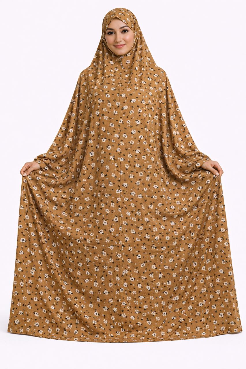 Namaz Chaadar - Mustard Floral