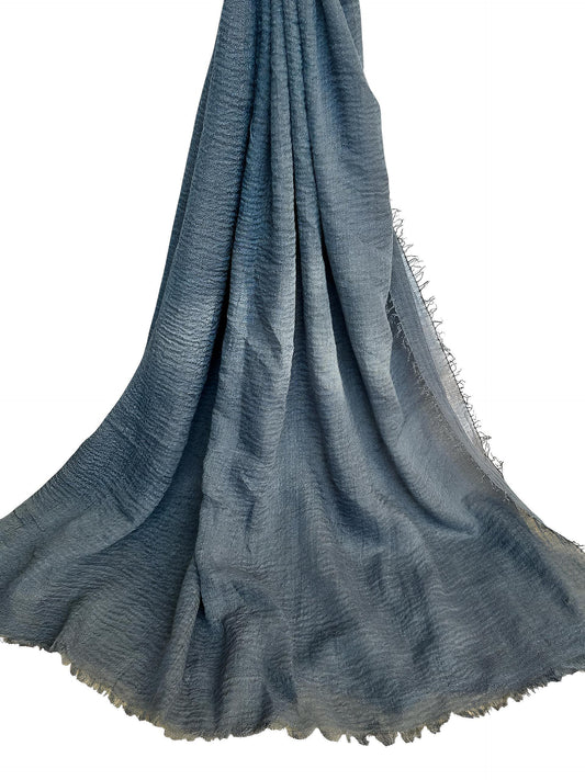 Airforce Blue -  Crimp Lawn Hijab