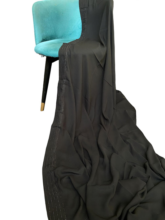 Black Linear Sparkle Shaal