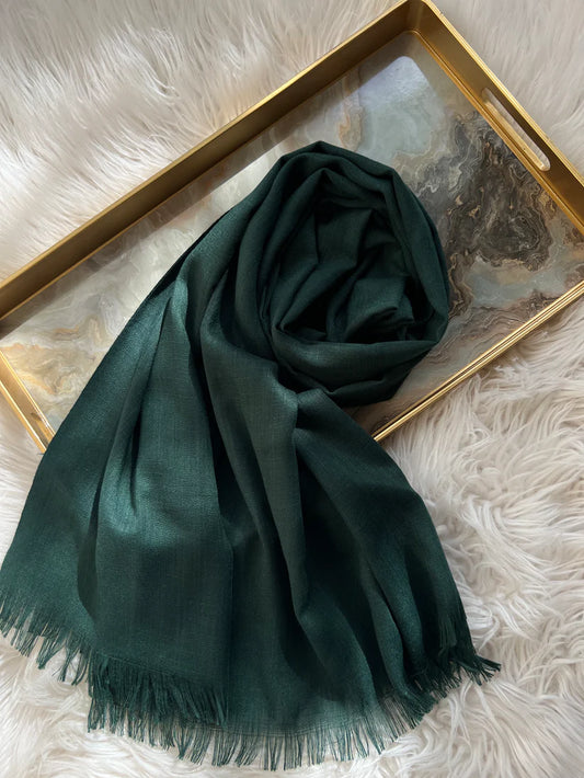 Dark Green - Turkish Lawn Hijab