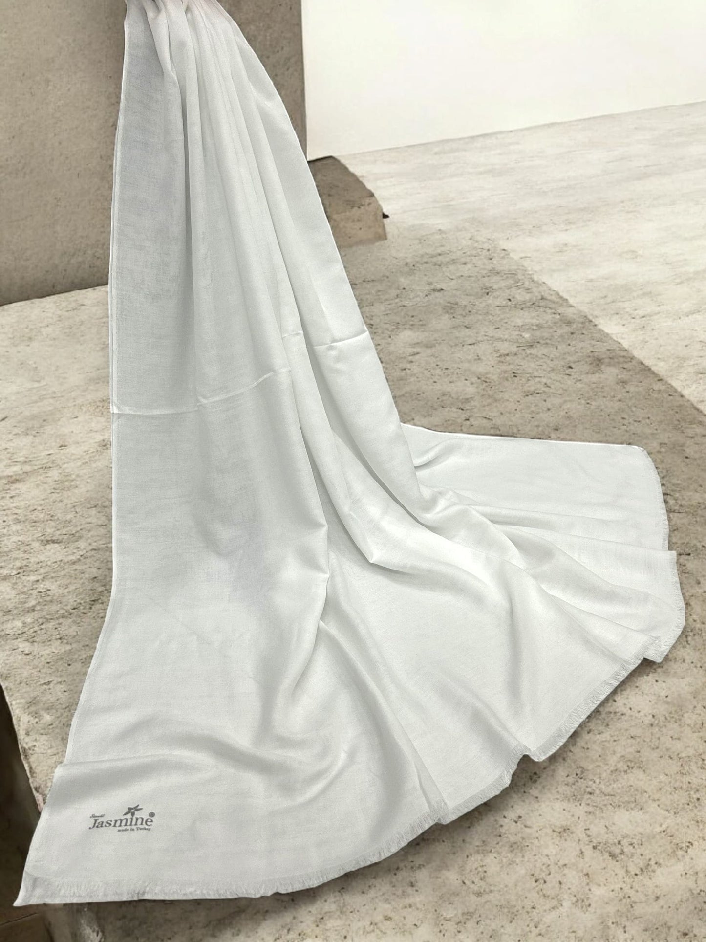 Pure White - Solid Modal Hijab