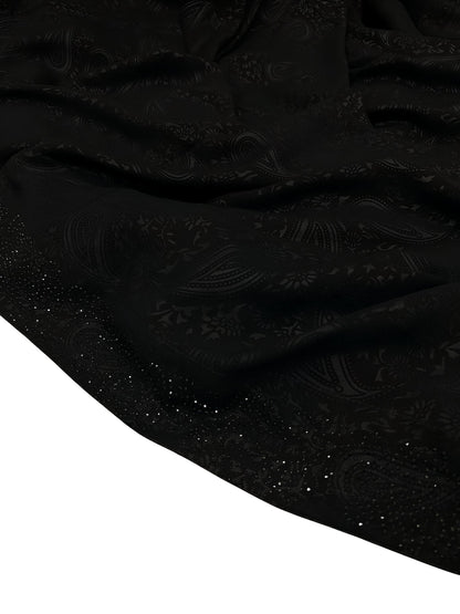 Self Printed Paisley Sparkle Shaal