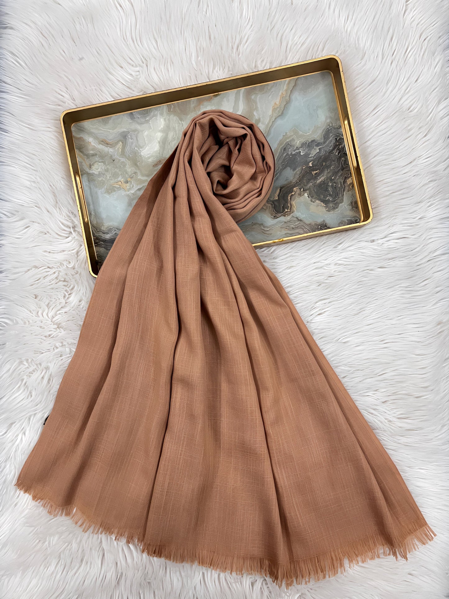 Maple Brown - Turkish Lawn Hijab