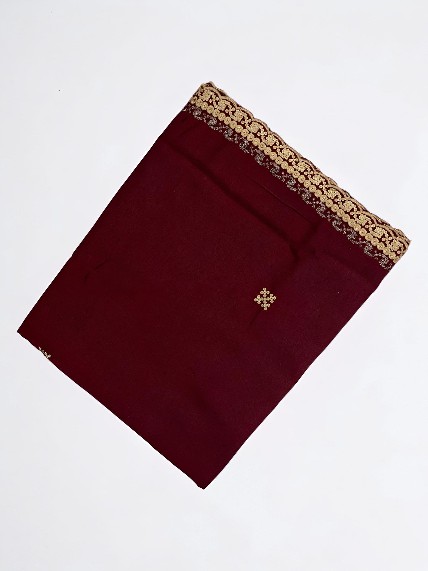 Maroon Beige Shaal