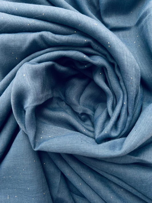 Egytian Blue - Moonlight Fancy Hijab