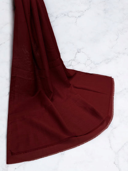 Pomegranate Red - Solid Modal Hijab