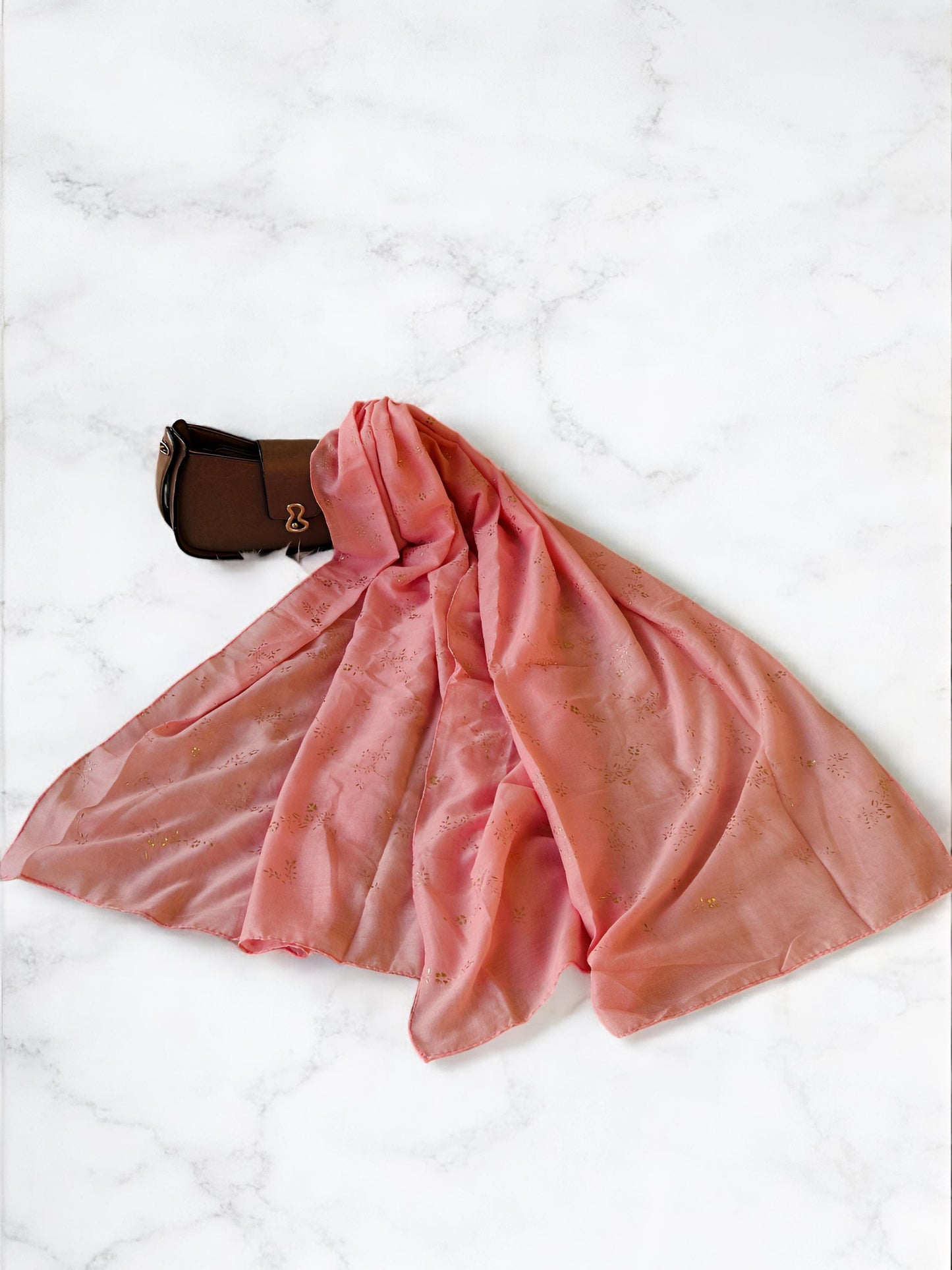 Sherbat Pink Sparkle Sequence Hijab