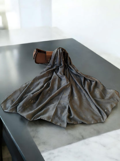 Grey Sparkle Sequence Hijab