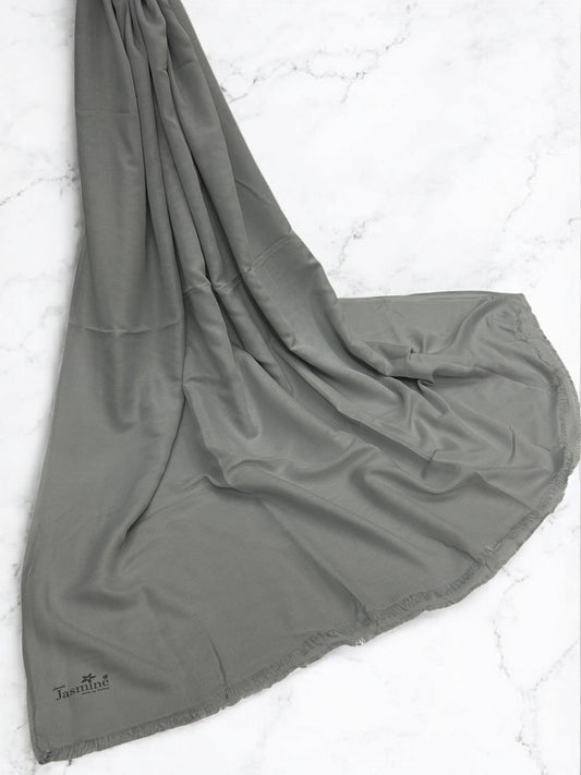 Steel Grey - Solid Modal Hijab