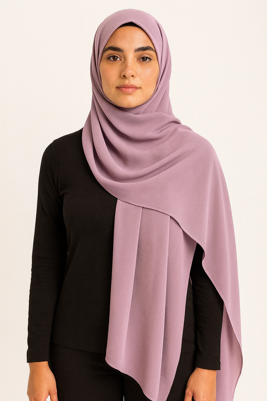 Mauve pink - Chiffon luxe hijabs