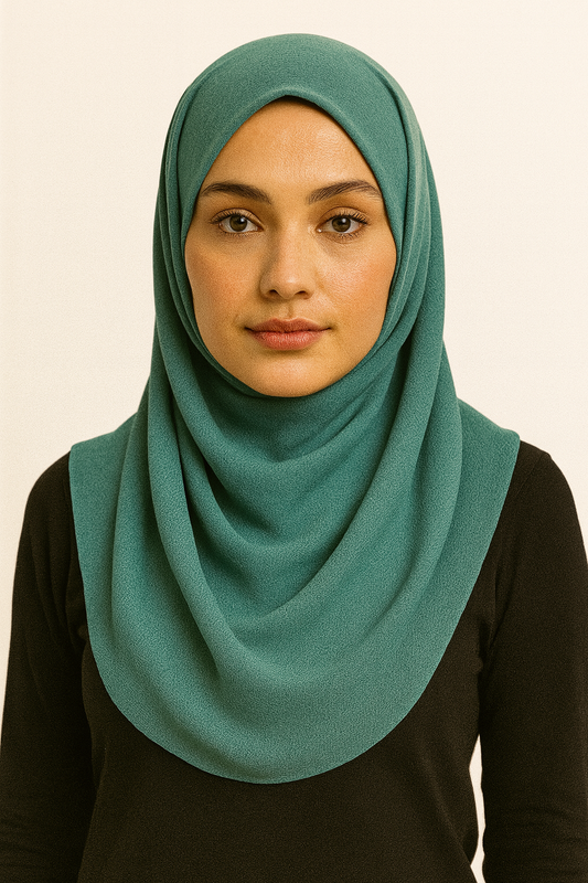 Sea green - Chiffon luxe hijabs