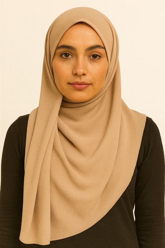 Pastel rose tan - Chiffon luxe hijabs