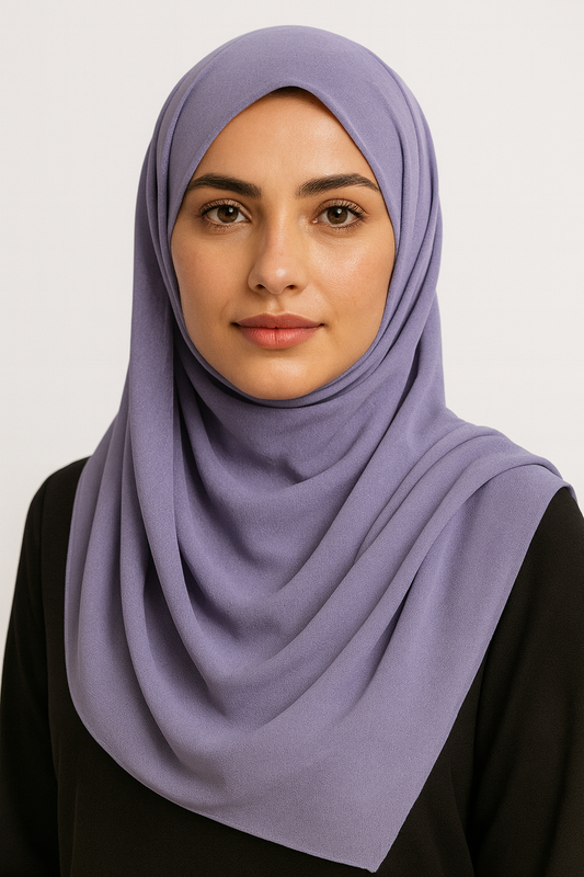 Lavender blue - Chiffon luxe hijabs
