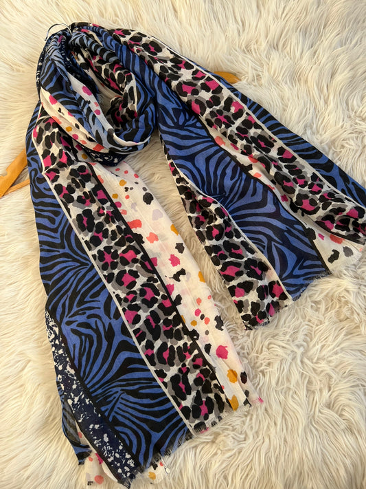 Premium Printed Hijabs - Mixed Leopard