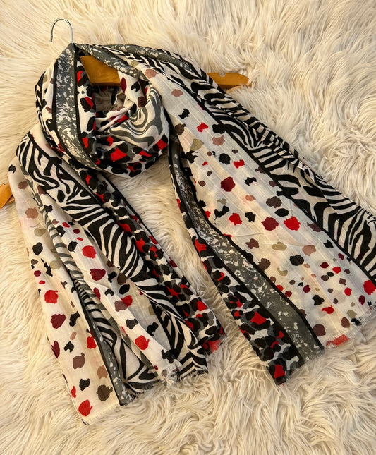 Premium Printed Hijabs - Mixed Zebra