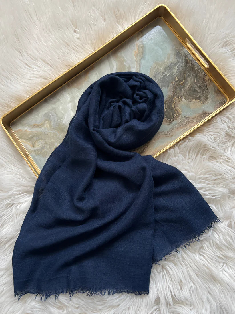 Navy - Turkish Lawn Hijab