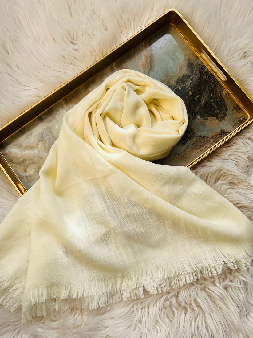 Pearl White - Turkish Lawn Hijab