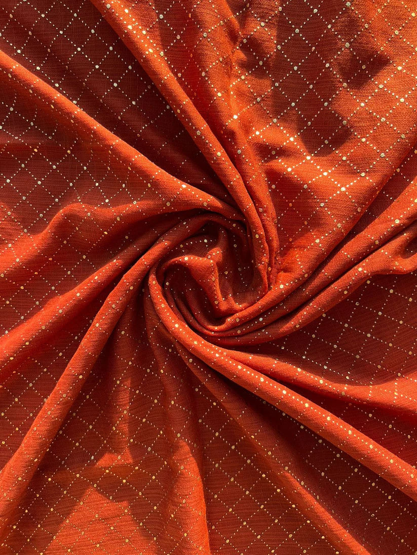 Rust Orange - Allure Fancy Hijab