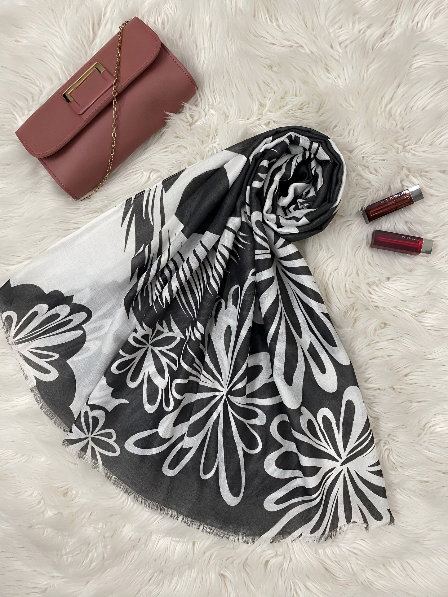 Black & White Floral