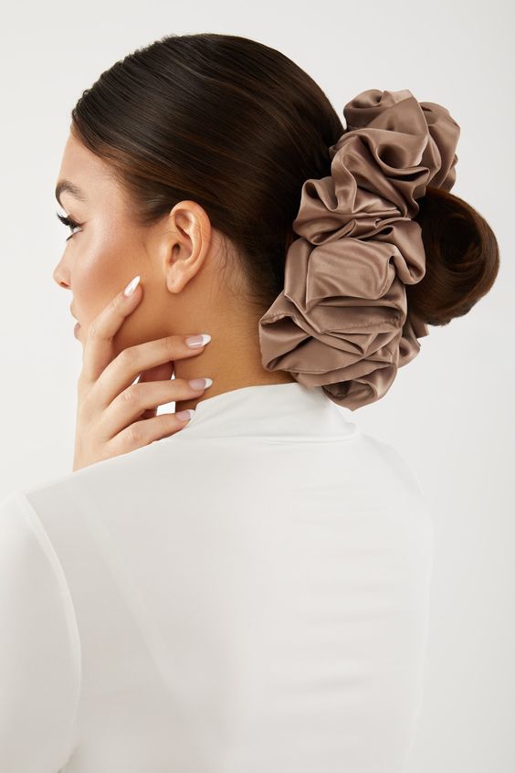 Voluminous Silk Scrunchie