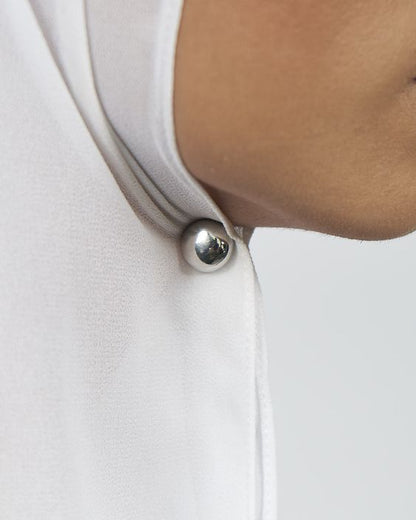 Circular Metallic Hijab Magnets