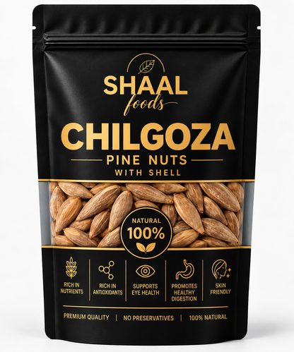 Pine Nuts With Shell (Chilgoza)