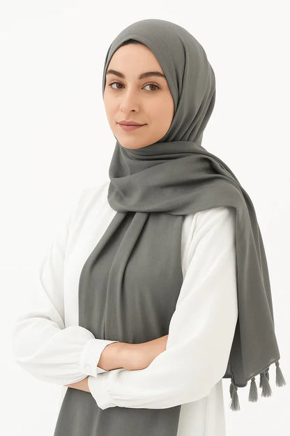 Lawn Tassel Hijab