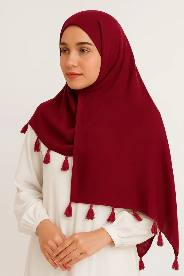 Lawn Tassel Hijab