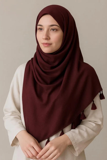 Lawn Tassel Hijab
